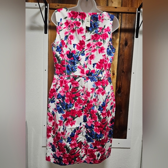 NWT Talbots Women's Floral Dress (12P) - Picture 2 of 4